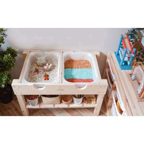 Wooden Sensory Stand | Sensory table Sensory bin Water table Sand table Montesorri table Play table Toddlers Table Kids table