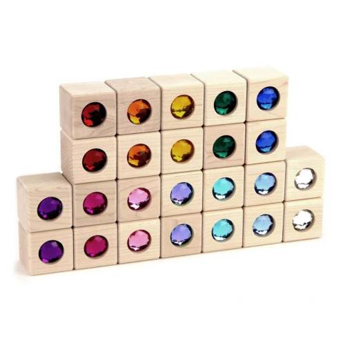 Gem Cube Blocks - 24 Pieces