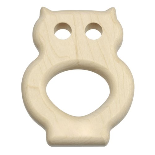 Wooden Owl Baby Teether