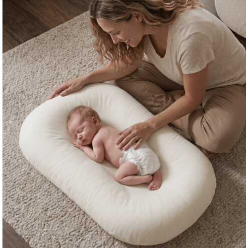 Little Manta Pastel Baby Lounger Nest