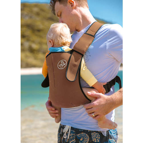 THE EXPLORER Wetsuit Baby Carrier - MOCHA – Frog Orange