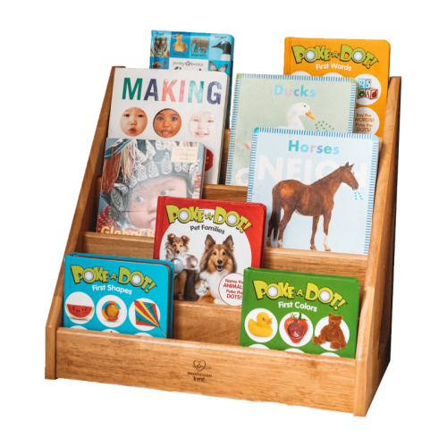 Montessori Bookshelf - Forward / Front Facing Bookcase Rack Display – Montessori & Me