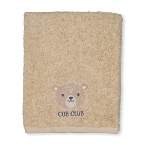 Light Brown Baby Organic Embroidered Towel | Best&Less™ Online