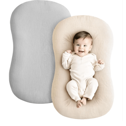 Muslin Baby Lounger Cover 2 Pack – KONSSY