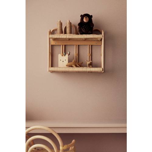RATTAN WALL SHELF