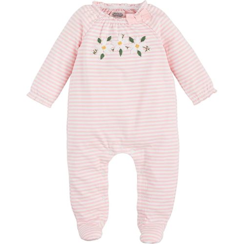 Mud Pie Baby Girls Mud Pie Baby Girl Magnolia Applique Sleeper
