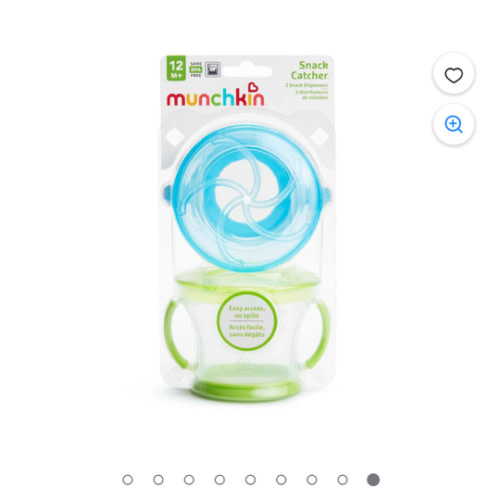 Munchkin Snack Catcher Snack Cup, les couleurs peuvent varier, paquet de 2 Attrape-collation - Walmart.ca