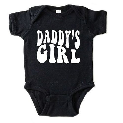 Daddy's Girl Wavy Baby Bodysuit