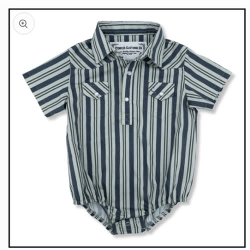 Workman Short Sleeve Pearl Snap Onesie – Cowkid Clothing Company