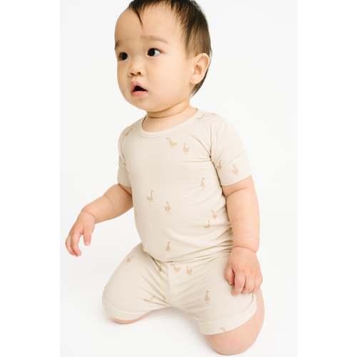 Silly Goose Bamboo Shorts Set