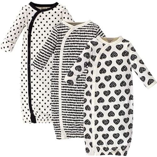 Touched by Nature Baby Girls' Organic Cotton Kimono Gowns