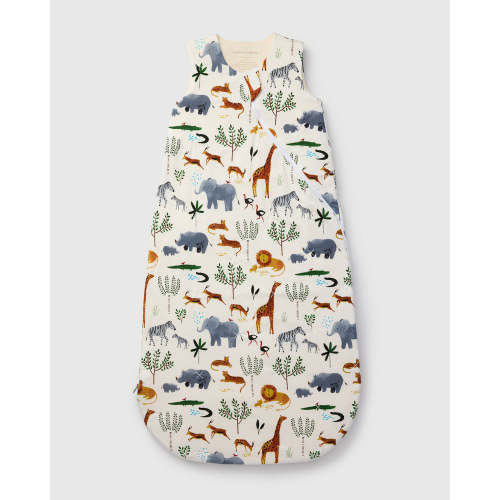 Baby Sleep Bag 1.0 TOG in TENCEL™ Lyocell - Safari Jungle