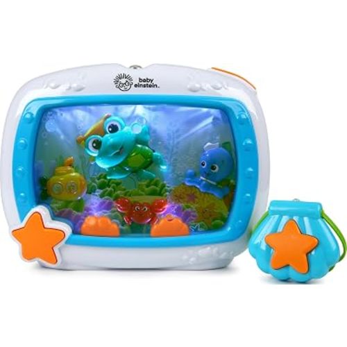 Baby Einstein Sea Dreams Soother Musical Crib Toy and Sound Machine, Newborn and up