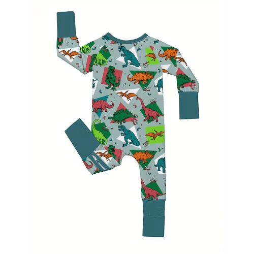 soft bamboo fiber baby bodysuit sleeper print - Temu