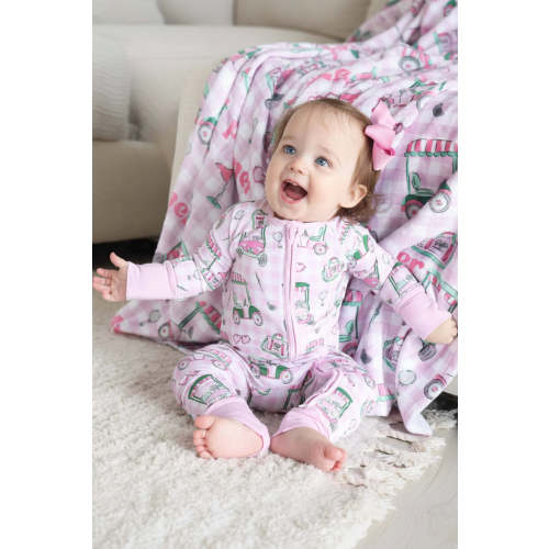 Birdie Babes Convertible Zip Romper | Pink