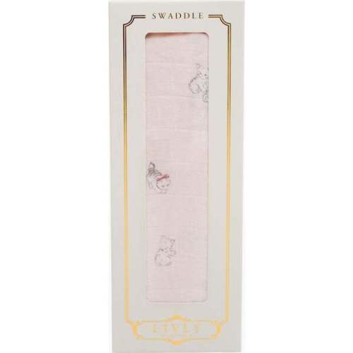 Kittens Swaddle Pink - Livly | Maisonette