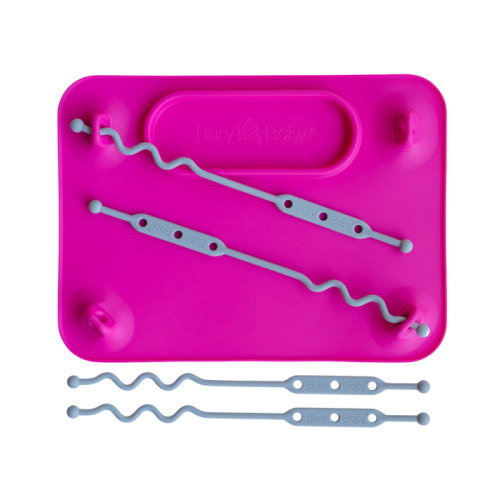 Busy Baby Silicone Mat with Toy Straps — buybuy BABY