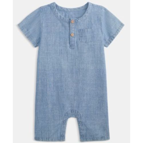 Baby Boys' Chambray Romper, Macy's Exclusive