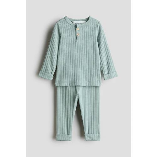 2-PIECE RIBBED JERSEY SET