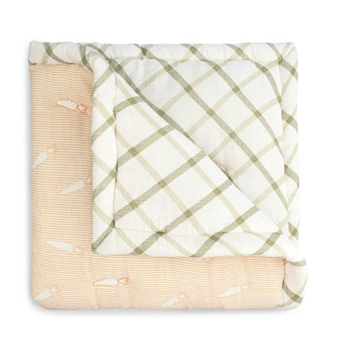 Clementine Fruits & Veggies Cotton Quilted Blanket