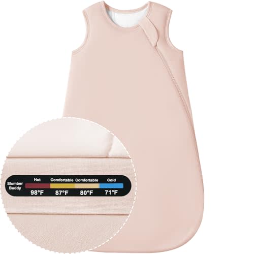 Baby Bamboo Sleep Sack, 70% Rayon Made from Bamboo 30% Cotton 1.0 TOG Infant Wearable Blanket