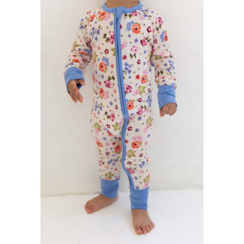 Amelia Bow Zipper Romper – In My Jammers