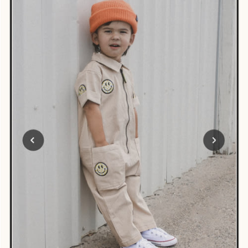 Tan Smile Squad Mechanic Suit