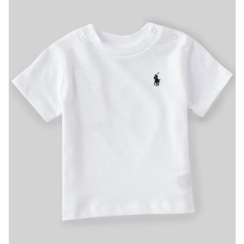 Ralph Lauren Baby Boys Short Sleeve Basic Jersey T-Shirt