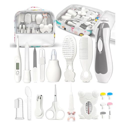 Baby Grooming Kit with Electric Nail Trimmer, Newborn Essentials