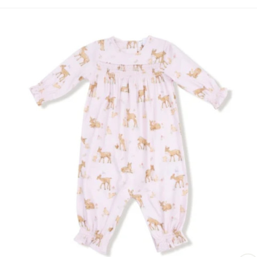Little Fawn - Smocked L/S Romper