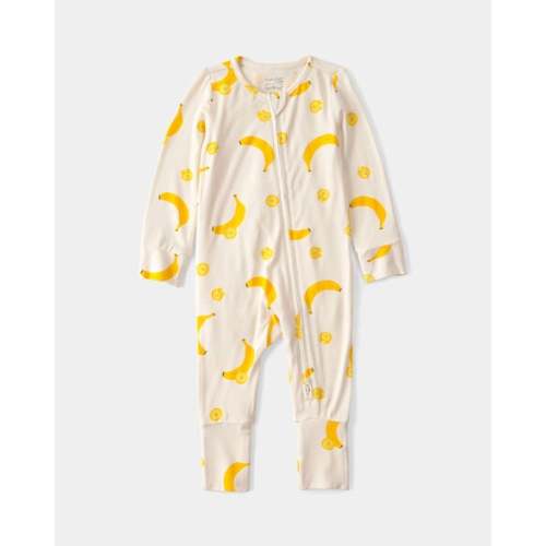 Baby Banana PurelySoft Sleep & Play Pajama - Yellow/Cream | Carter's