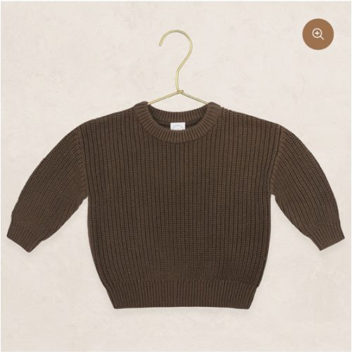 Knit Chunky Sweater - Cocoa