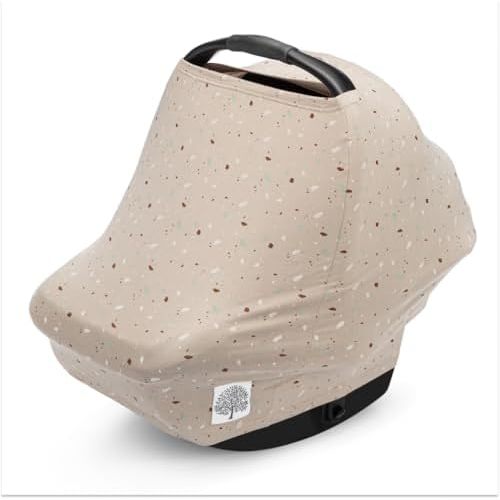 Parker Baby 4-in-1 Baby Car Seat Cover & Nursing Cover - Pebble