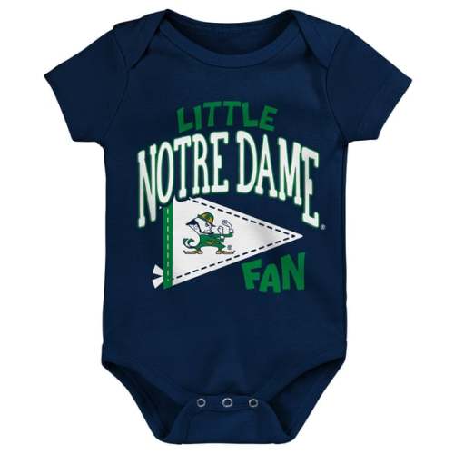 Notre Dame Fighting Irish Outerstuff Newborn Little Banner Bodysuit - Navy
