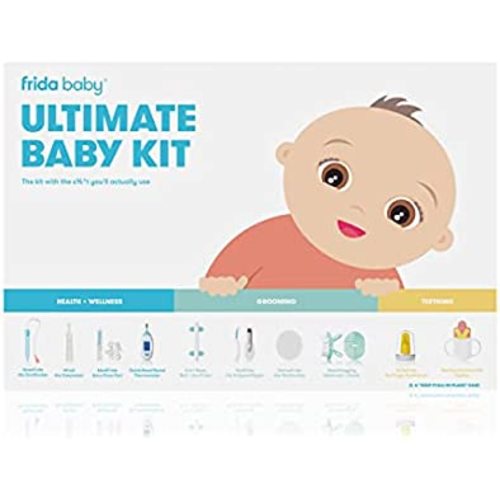 Frida Baby Ultimate Baby Kit | The Complete Baby Health & Wellness, Grooming, and Teething kit