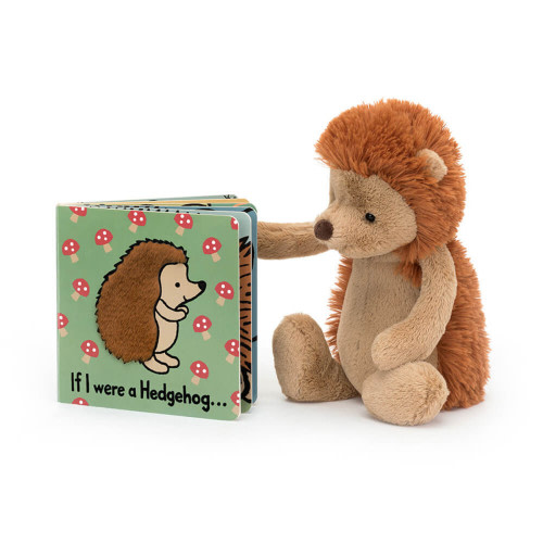 If I Were a Hedgehog Board Book & Bashful Hedgehog Medium