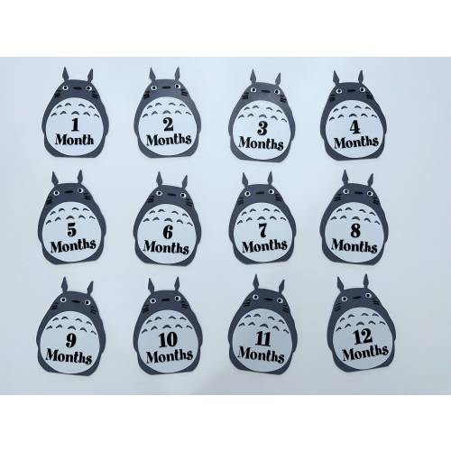 Totoro Baby Milestone Marker