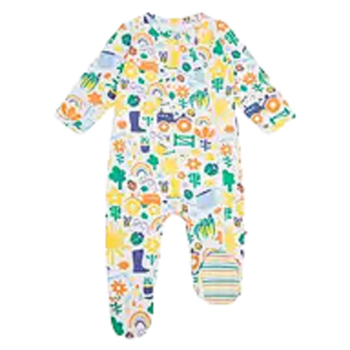 Piccallily - Potting Shed - Zip-Up Footed Sleepsuit