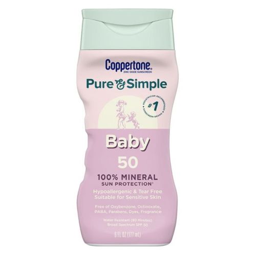 Coppertone Pure & Simple Baby Mineral Sunscreen - SPF 50 - 6 fl oz