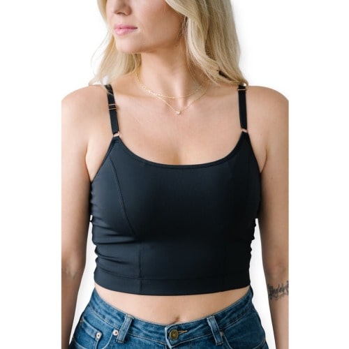 Amelia Pumping and Nursing Crop Cami, Medium
