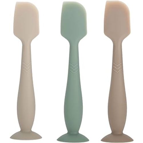 Baby Diaper Cream Spatula - Baby Diaper Rash Cream Applicator for Butt Paste Diaper Cream - Newborn Baby Essentials, Baby Shower Gifts (gray, green, brown)