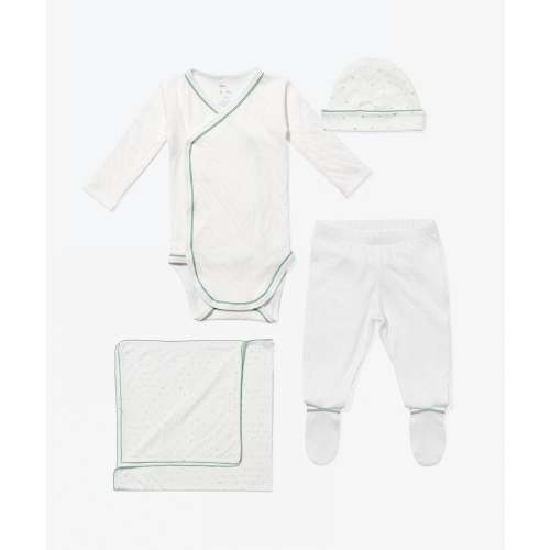 Welcome Baby Bundle, Seafoam Hearts
