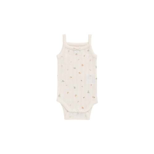Organic Cotton Pointelle Singletsuit - Sweet Magnolia Simple