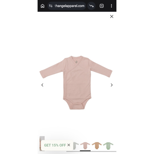 Organic Cotton Wrap Around Baby Kimono Onesie – Earth Angel Apparel