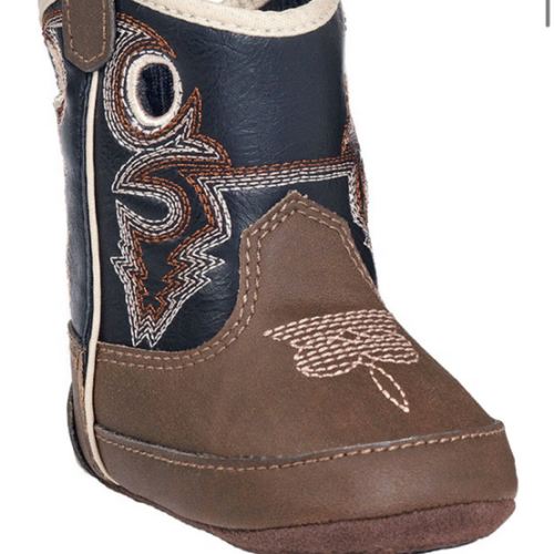 Double Barrel Infant Boys' Trace Baby Bucker Boots - Round Toe