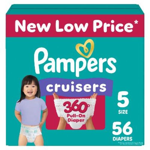 Pampers Cruisers 360 Diapers - (Select Size and Count)