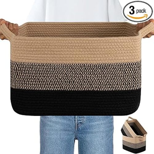 3-Piece Woven Storage Basket