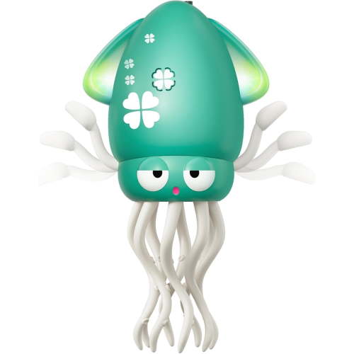 Jayzee Dancing Octopus Baby Toy, Electric Crawling Octopus Tummy Time Toy, Rechargeable Magic Dancing Music Squid Baby Toys for Kids Boy Girl Birthday Gifts Christmas Stocking Stuffers