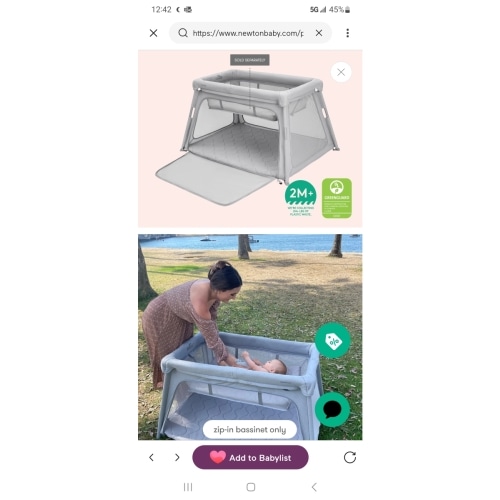 Deluxe Travel Crib & Play Yard - Deluxe Travel Crib