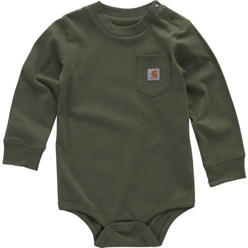 Carhartt Kid's CA5002 Long-Sleeve Pocket Bodysuit